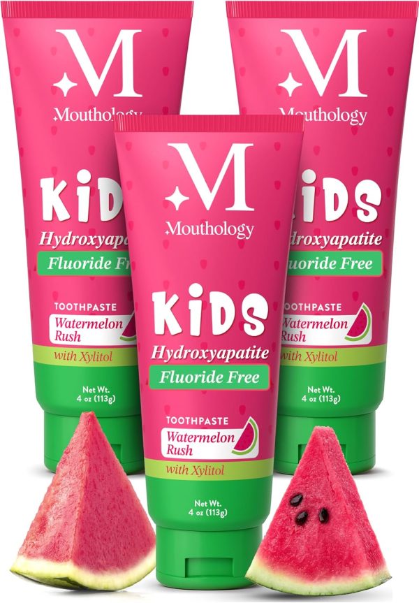 Mouthology Nano Hydroxyapatite Toothpaste – Fluoride Free, Whitening & Enamel Care, Mint 4 oz