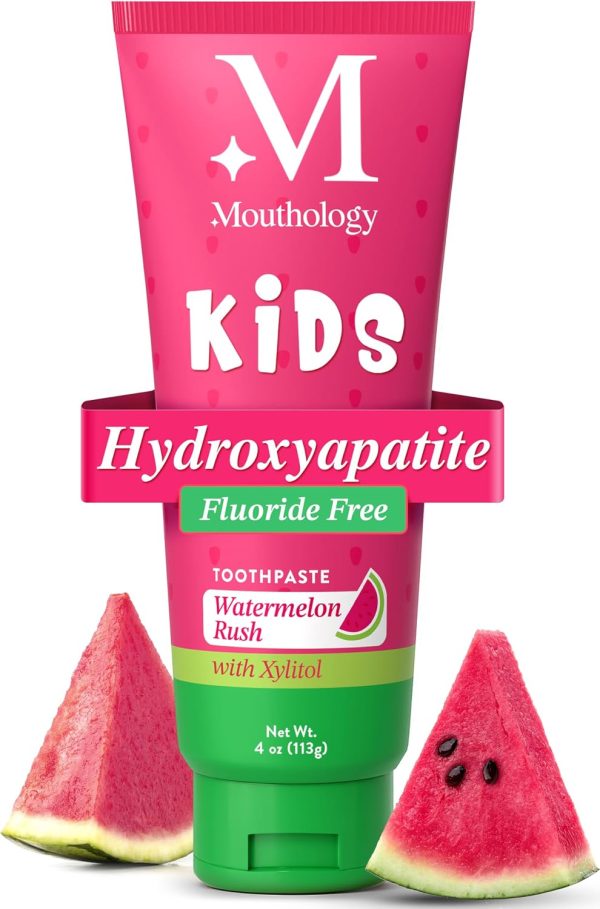Mouthology Nano Hydroxyapatite Toothpaste – Fluoride Free, Whitening & Enamel Care, Mint 4 oz