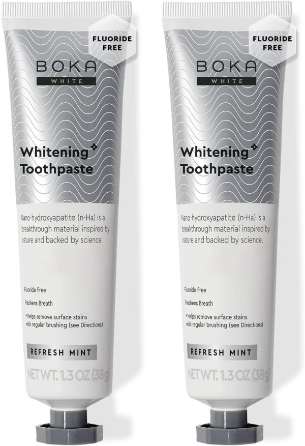 Boka Nano Hydroxyapatite Toothpaste | Fluoride-Free Toothpaste for Sensitive Teeth – Ela Mint 4 oz