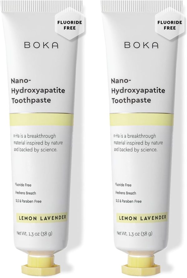 Boka Nano Hydroxyapatite Toothpaste | Fluoride-Free Toothpaste for Sensitive Teeth – Ela Mint 4 oz