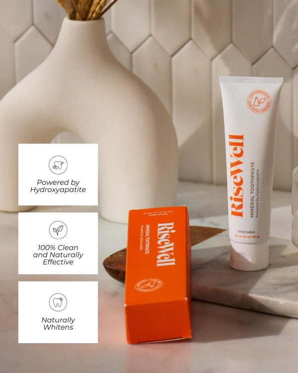 Mineral Hydroxyapatite Toothpaste for Daily Oral Care | Wild Mint with Xylitol & Clean Ingredients