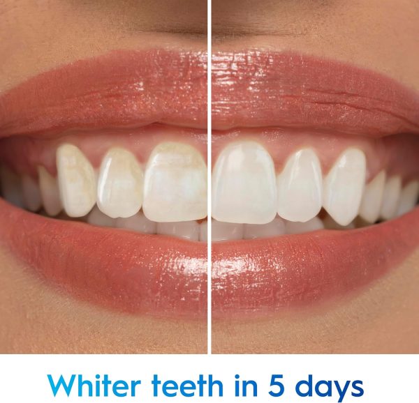 Crest 3D White Advanced Teeth Whitening Toothpaste – Fluoride Formula for Enamel Protection & Cavity Prevention, 4 Pack