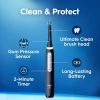 Oral-B iO Series 3 Rechargeable Electric Toothbrush – Black, 3 Modes, 2 Brush Heads & Travel Case