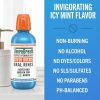 TheraBreath Fresh Breath Mouthwash, Icy Mint Flavor, Alcohol-Free, 16 Fl Oz (Pack of 2)