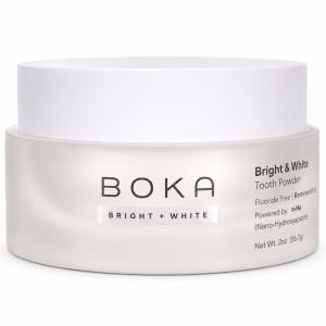 Boka Teeth Whitening Powder – Nano Hydroxyapatite, Toothpaste Alternative for Sensitive Teeth, 1 Pack