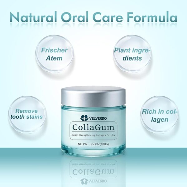 Velverdo Hydroxyapatite Collagen Tooth Powder | Enamel & Gum Care