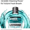 Listerine® Cool Mint Antiseptic Mouthwash – Intense Fresh Mint Oral Rinse, 1L × 2 Pack | Kills 99.9% of Germs, Helps Prevent Plaque & Gingivitis