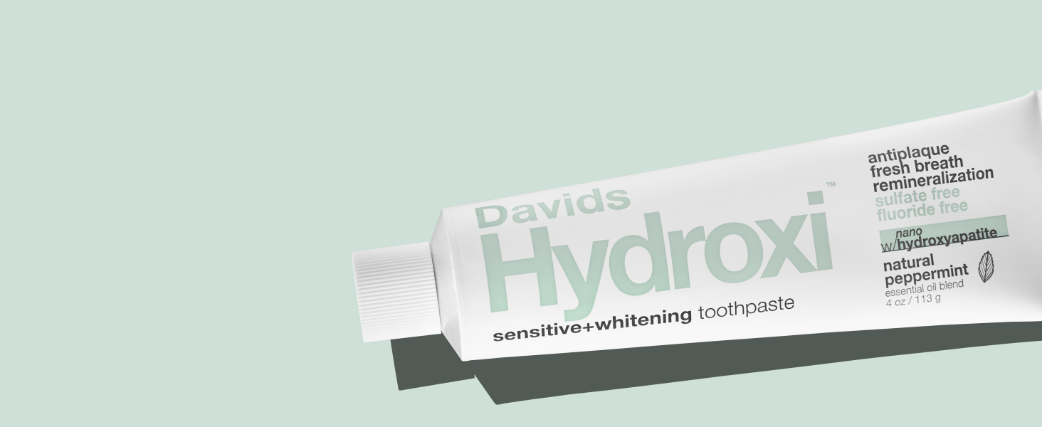senstive tooth enamle white teeth david toothpaste natural toothpaste nanohydroxiapetite healthy