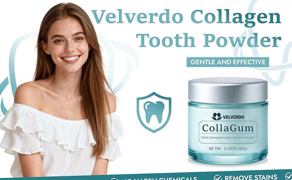 Velverdo Collagen Tooth Powder
