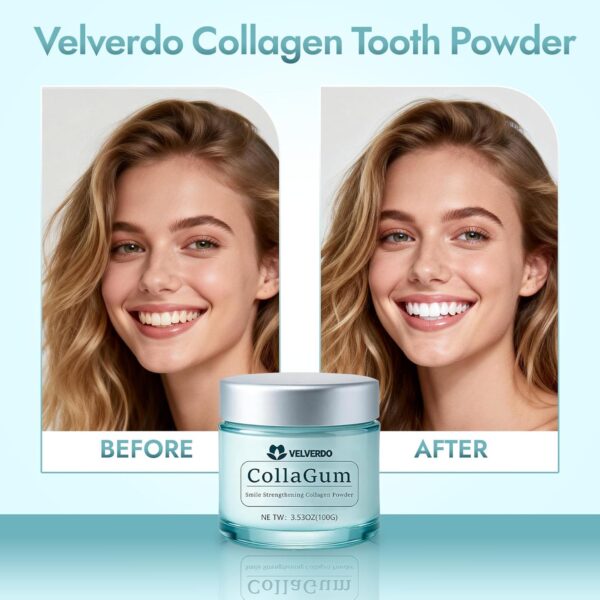 Velverdo Hydroxyapatite Collagen Tooth Powder | Enamel & Gum Care