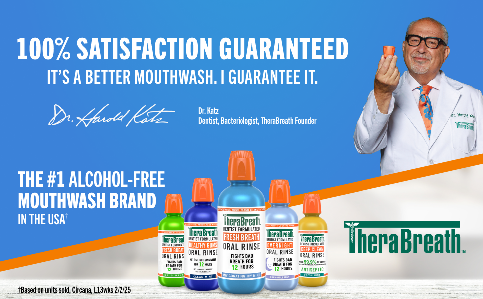 Icy mint mouthwash