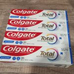 Colgate Total Whitening Toothpaste Gel with Fluoride – Mint Flavor, Enamel Strengthening & Fresh Breath, 4 Pack photo review