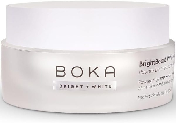 Boka Teeth Whitening Powder – Nano Hydroxyapatite, Toothpaste Alternative for Sensitive Teeth, 1 Pack