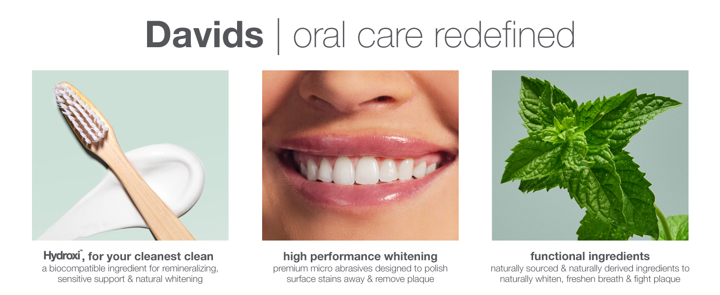 davids oral care redefined functional ingredients