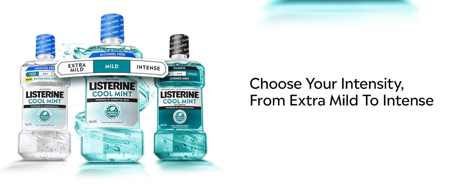 Choose your intensity from Extra Mild to Intense